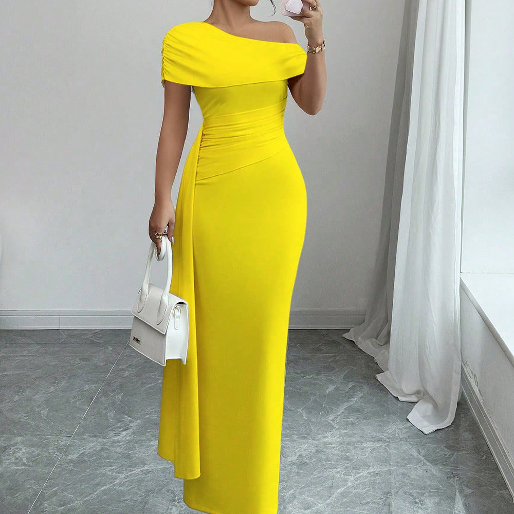 Off-Shoulder Evening Dress