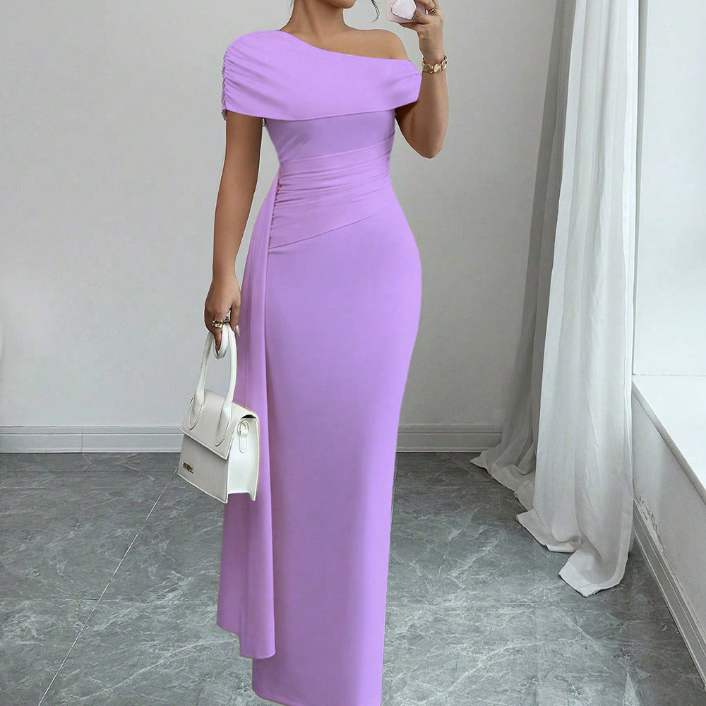 Off-Shoulder Evening Dress