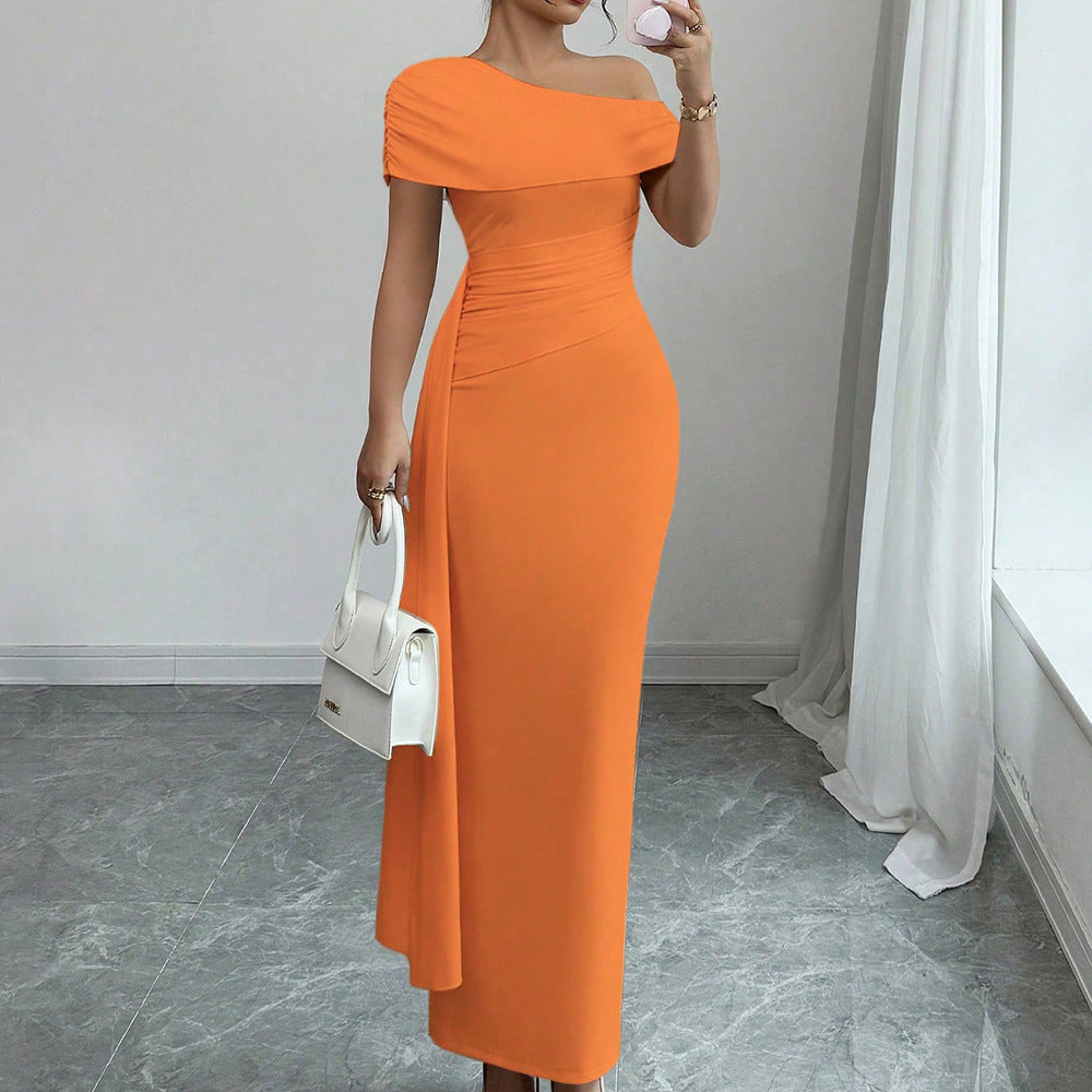 Off-Shoulder Evening Dress